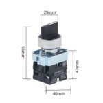 Selector Switch, 3-Position, 2NO, 22mm - Image 4