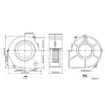 BFB1012H DC Blower Fan 12Vdc, 1.20A | Used - Image 4