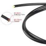 PTFE Teflon Tube, 2x4mm, 1Meter, Black - Image 4