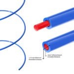 PTFE Teflon Tube, 2x4mm, 1Meter, Blue - Image 4