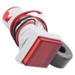 Square Voltmeter Current Frequency Indicator - 22mm - Red - Image 2