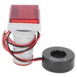 Square Voltmeter Current Frequency Indicator - 22mm - Red - Image 4