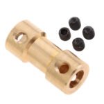 3x3mm Brass Motor Shaft Coupling Connector D9L20 - Image 2