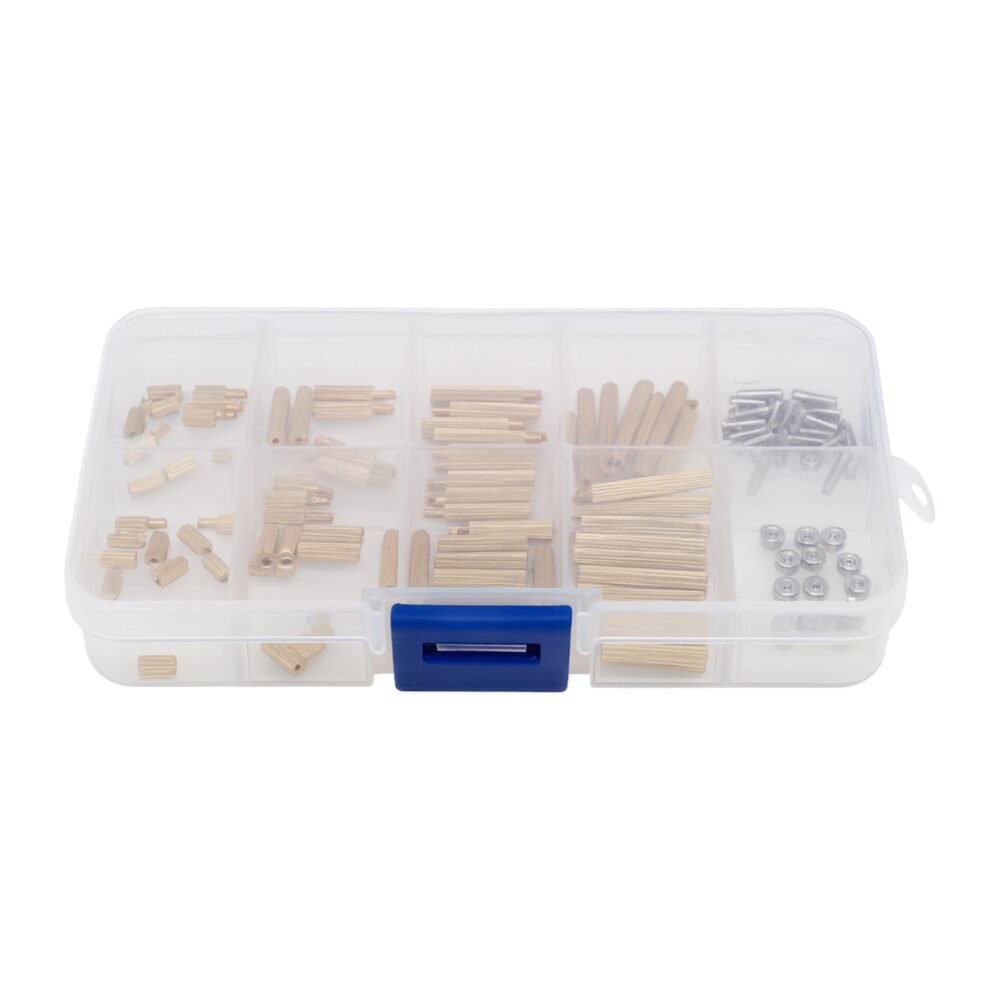 Copper Rectangular Spacer M3 Copper Spacer Kit, 120Pcs | Flux Electronix