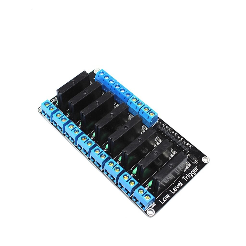 Solid State Relay Module 8 Channel - 5Vdc | Flux Electronix