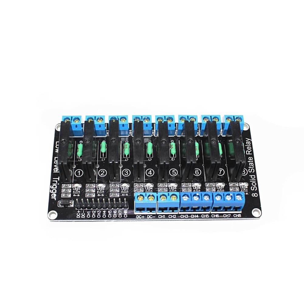 Solid State Relay Module 8 Channel - 5Vdc | Flux Electronix