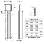 SS441A Unipolar Hall Effect Sensor TO-92 - Image 3