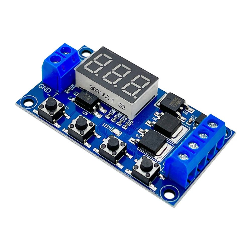 Trigger Cycle Timer Delay Switch Circuit Dual MOS Control Board