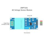 ZMPT101B AC Voltage Sensor Module, 1000V RMS - Image 6