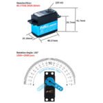 FT7135M Digital Servo Metal Gear Waterproof, 35KG | Feetech - Image 5