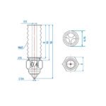 0.6mm Neptune 4 Hight Flow CHT Nozzle, Hardened Steel - Image 4
