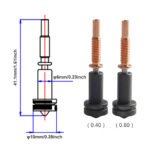 0.6mm E3D Revo Rapid Change High Flow Nozzles, Hardened Steel - Image 4