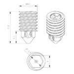 0.4mm X1/P1P Hight Flow CHT Nozzle, Hardened Steel - Image 4