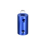 8x10mm Aluminum Rigid Coupling | Anodized Blue - Image 2