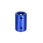 10x10mm Aluminum Rigid Coupling | Anodized Blue - Image 2