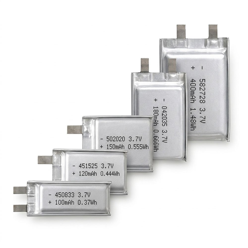 Polymer Li-Ion Battery 3.7Vdc, ,
