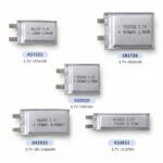 Polymer Li-Ion Battery 3.7Vdc, 100mAh, L33xW8xH4.5mm, 450833 - Image 2
