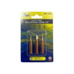 SW-727 Soldering Iron Tips Set, 3Pcs, Gold | MR